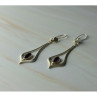 925 Sterling Silver Amethyst Earrings