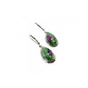 925 Sterling Silver Multicolor Jasper Earrings