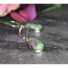 925 Sterling Silver Multicolor Jasper Earrings