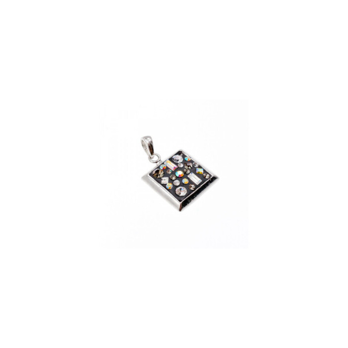 925 Sterling Silver Enamel & CZ Exclusive Pendant