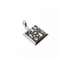 925 Sterling Silver Enamel & CZ Exclusive Pendant