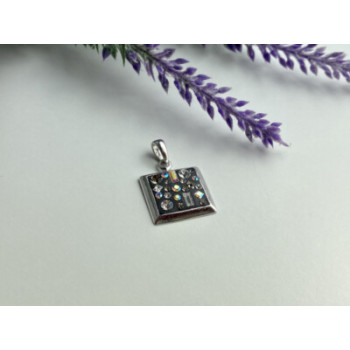 925 Sterling Silver Enamel & CZ Exclusive Pendant