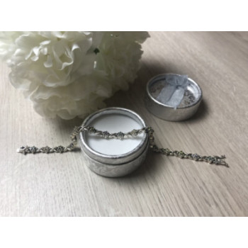 925 STERLING SILVER MULTI GEMSTONES BRACELET