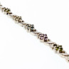 925 Sterling Silver Multi Gemstones Bracelet