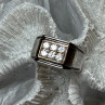 925 Sterling Silver CZ Men'S Ring Size 9.5