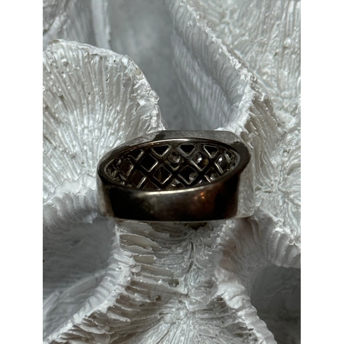 925 STERLING SILVER CZ MEN'S RING SIZE 9.5