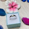 925 Sterling Silver Pearl Ring Size 8