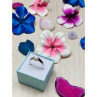 925 Sterling Silver Pearl Ring Size 8