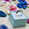 925 Sterling Silver Pearl Ring Size 8