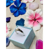 925 Sterling Silver Pearl Ring Size 8