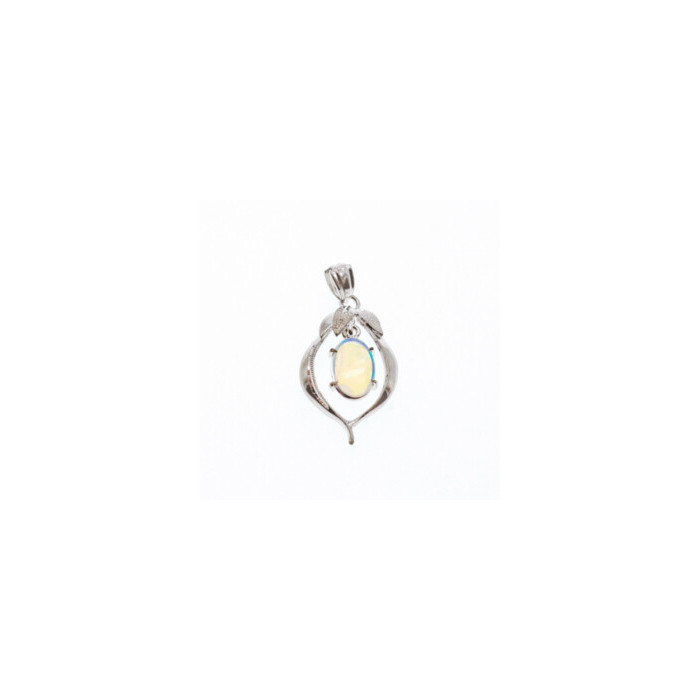 925 Sterling Silver Opal Pendant