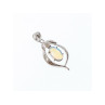 925 Sterling Silver Opal Pendant