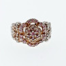 925 Sterling Silver Morganite Ring Size 10.25