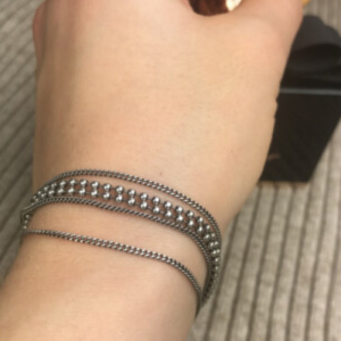 925 Sterling Silver Bracelet Italy