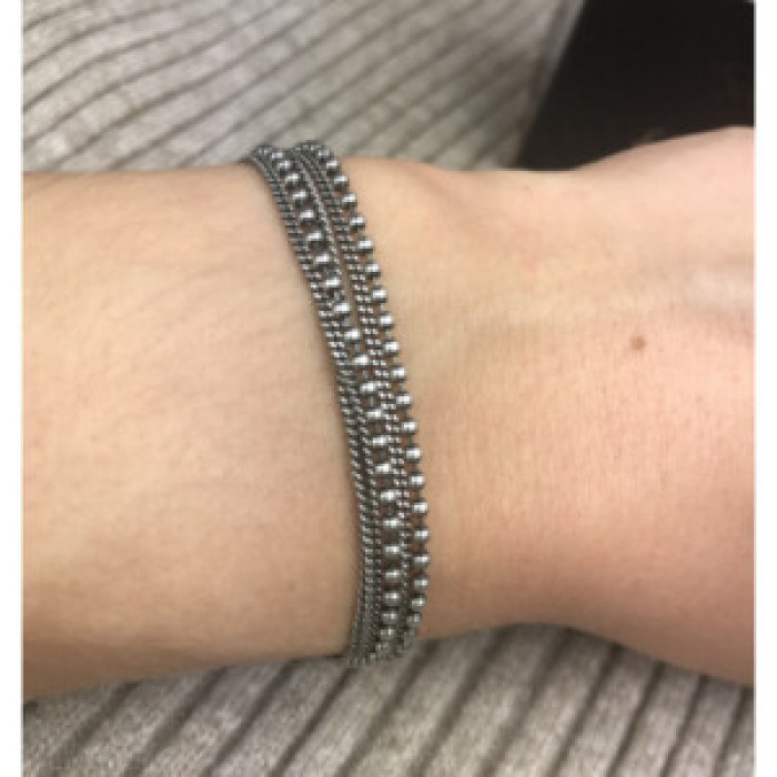 925 Sterling Silver Bracelet Italy