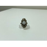 Vintage 925 Sterling Silver Agate, Goshenite & Marcasites Ring Size 5.5