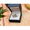 925 Sterling Silver CZ Ring Size 4