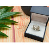 925 Sterling Silver CZ Ring Size 4