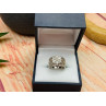 925 Sterling Silver CZ Ring Size 4