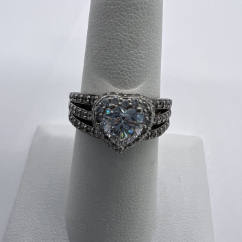 925 Sterling Silver CZ 