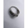 925 Sterling Silver & CZ Heart Ring Size 6