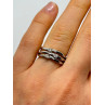 925 Sterling Silver CZ Ring Size 6