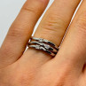 925 Sterling Silver CZ Ring Size 6