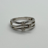 925 Sterling Silver CZ Ring Size 6