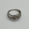 925 Sterling Silver CZ Ring Size 6