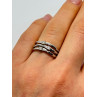 925 Sterling Silver CZ Ring Size 6