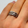 925 Sterling Silver CZ Ring Size 6