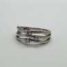 925 Sterling Silver CZ Ring Size 6