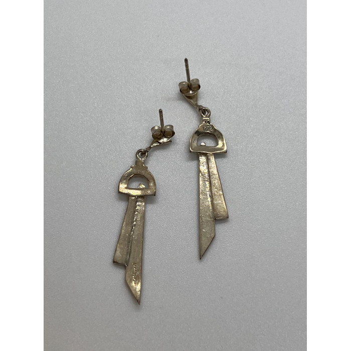 925 Sterling Silver & Marcasite Earrings