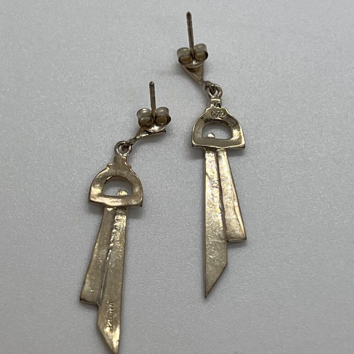Vintage 925 Sterling Silver & Marcasites Earrings