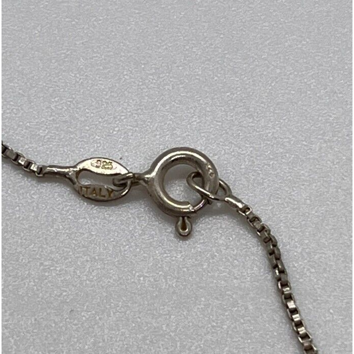 925 Sterling Silver & Amethyst Necklace Pendant