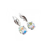 925 Sterling Silver Multicolor CZ Earrings