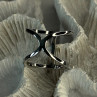 Elegant Design 925 Sterling Silver CZ Ring Size 7 & 8