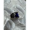 925 Sterling Silver Gainsboro Sapphire Men's Ring Size 9