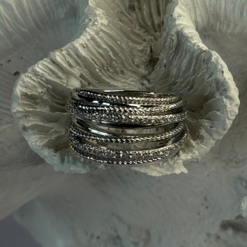 925 Sterling Silver Ring Size 7 (adjustable)