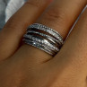 925 Sterling Silver Ring Size 7 (adjustable)