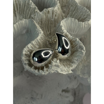 925 Sterling Silver Drop Earrings Length 0.66 inch