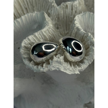 925 Sterling Silver Drop Earrings Length 0.66 inch