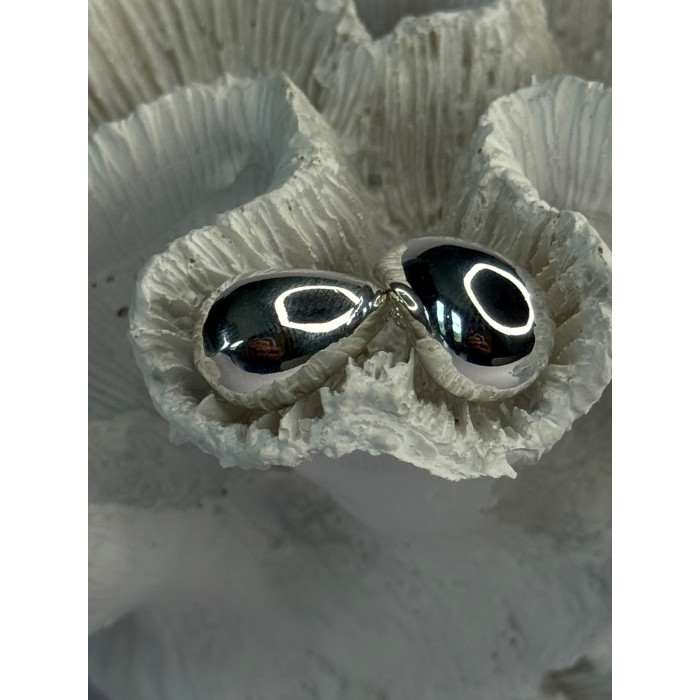 925 Sterling Silver Drop Earrings Length 0.66 inch