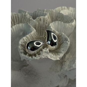 925 Sterling Silver Drop Earrings Length 0.66 inch