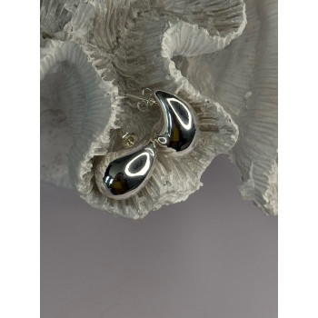 925 Sterling Silver Drop Earrings Length 0.66 inch