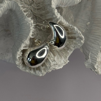 925 Sterling Silver Drop Earrings Length 0.66 Inch