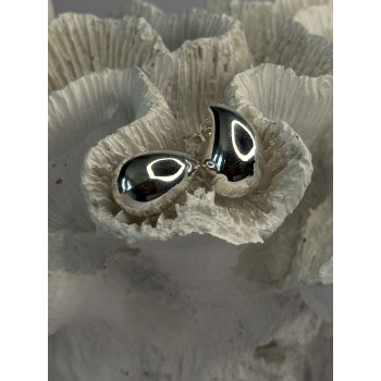 925 Sterling Silver Drop Earrings Length 0.66 inch