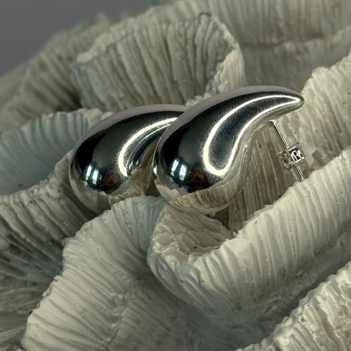 925 Sterling Silver Drop Earrings Length 1 Inch