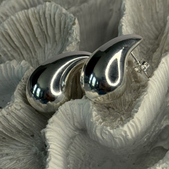 925 Sterling Silver Drop Earrings Length 1 Inch