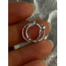 925 Sterling Silver Earrings Length 0.60 inch